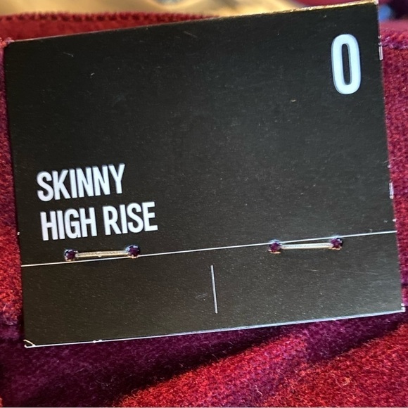 Express NWT High Waisted Skinny Velvet Pants - Picture 9 of 10